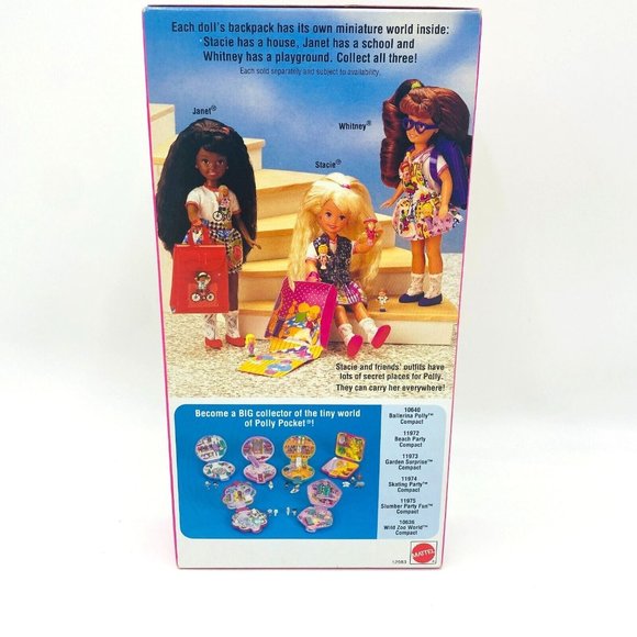 Polly Pocket Vintage 1994 RARE Whitney Barbie Doll Mattel #12983 NIB with doll - Picture 5 of 11